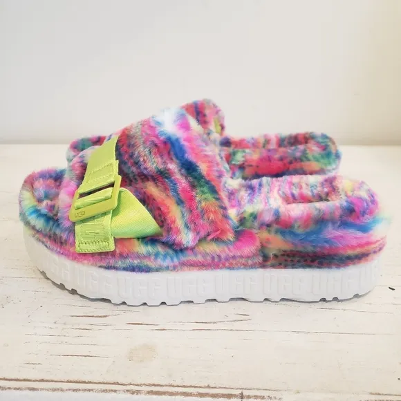 Ugg Women's Fluffita Pixelate Sandals