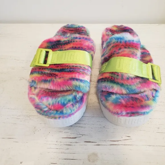 Ugg Women's Fluffita Pixelate Sandals