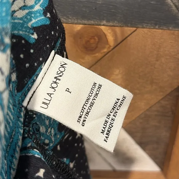 Ulla Johnson Lucca Coverup Dress in Midnight Jade size P / XS
