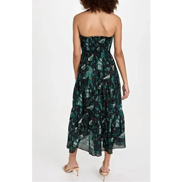 Ulla Johnson Lucca Coverup Dress in Midnight Jade size P / XS