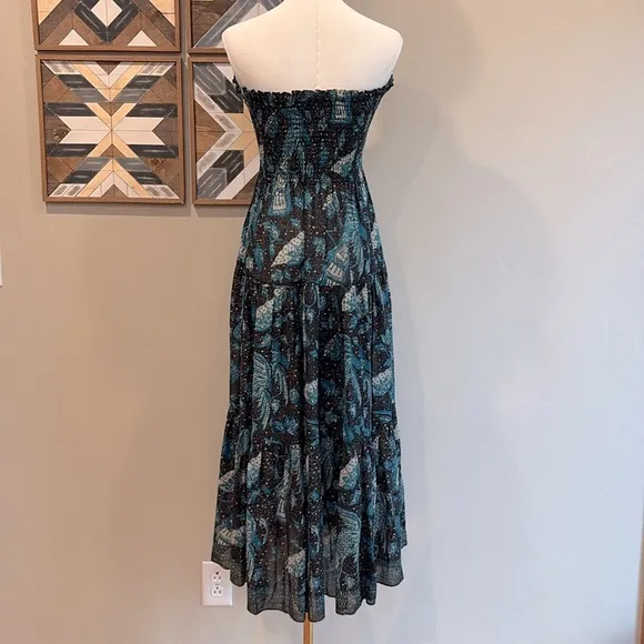 Ulla Johnson Lucca Coverup Dress in Midnight Jade size P / XS