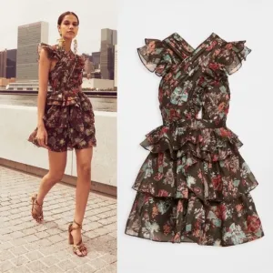 ULLA JOHNSON Sarafina runway mini dress Sz 4