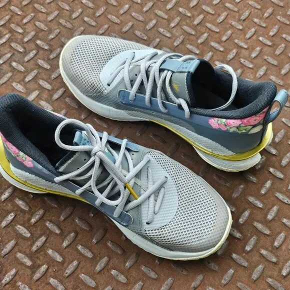 Under Armour Athletic Shoes Sneaker Curry 7 Floral Chinese New Year Lace Up 6.5Y