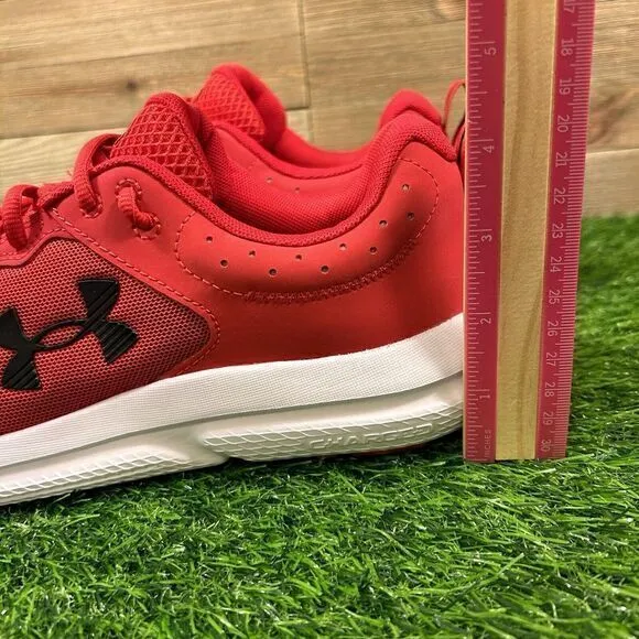 Under Armour Charged Assert 10 Mens Size 9 Red Shoes Sneakers Athletic NEW W/Box