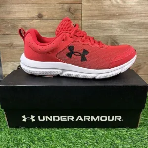 Under Armour Charged Assert 10 Mens Size 9 Red Shoes Sneakers Athletic NEW W/Box