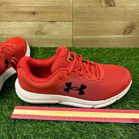 Under Armour Charged Assert 10 Mens Size 9 Red Shoes Sneakers Athletic NEW W/Box