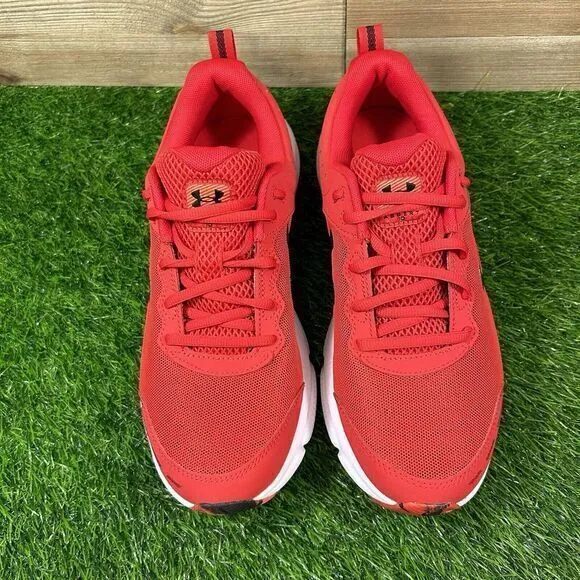 Under Armour Charged Assert 10 Mens Size 9 Red Shoes Sneakers Athletic NEW W/Box