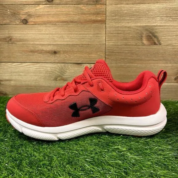 Under Armour Charged Assert 10 Mens Size 9 Red Shoes Sneakers Athletic NEW W/Box