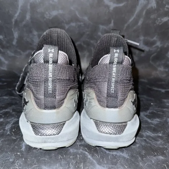 Under Armour Project Rock 3 Black Pitch Grey Athletic Shoes Men’s Size 9