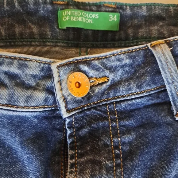 United Colors Of Benetton Jeans Size 34 X 31 Euc