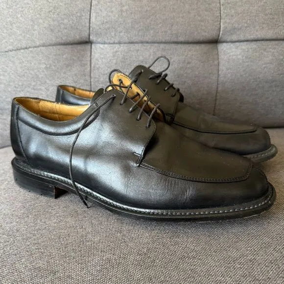 Van Bommel Men’s Black Leather Dress Shoes Size 9.5 Made in Netherlands
