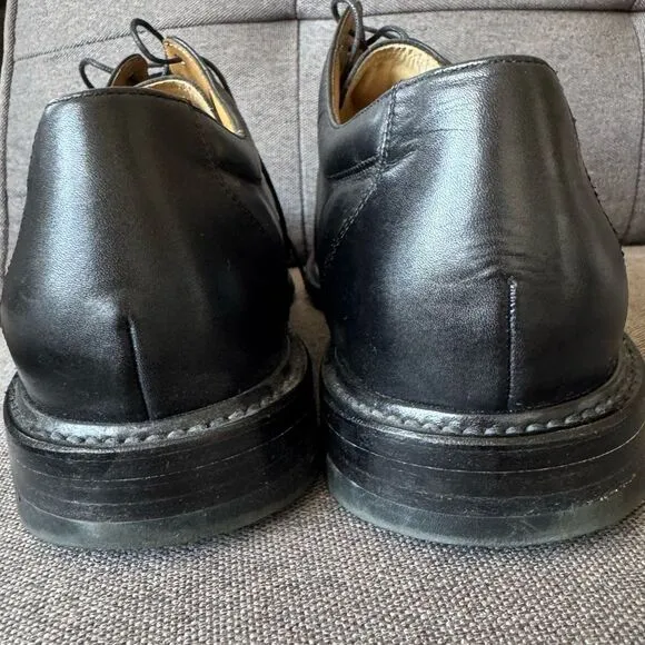 Van Bommel Men’s Black Leather Dress Shoes Size 9.5 Made in Netherlands