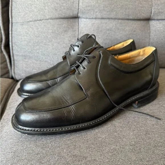 Van Bommel Men’s Black Leather Dress Shoes Size 9.5 Made in Netherlands