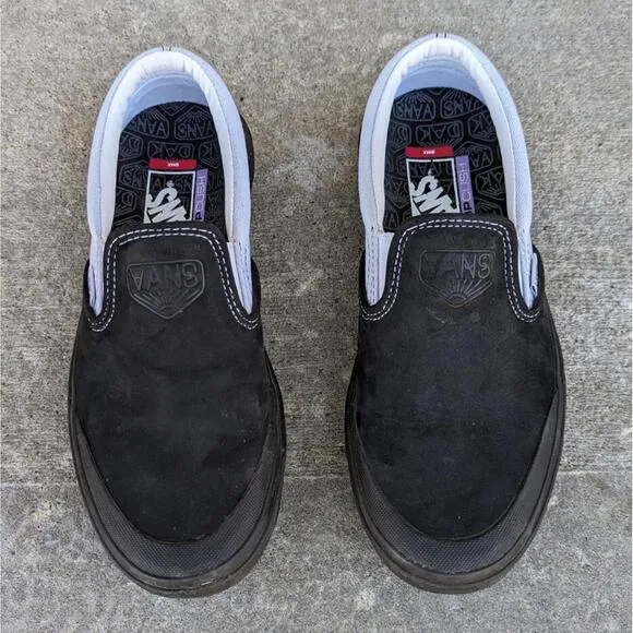 Vans BMX Pro Off The Wall Slip On Shoes Black Dakota Roche Signature Shoe Size 6