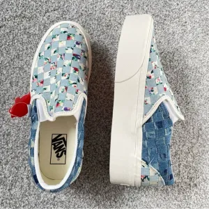 Vans Classic Slip-O Stackfoam (WOVEN) Denim/Floral