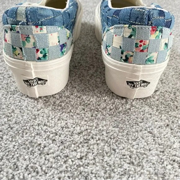 Vans Classic Slip-O Stackfoam (WOVEN) Denim/Floral