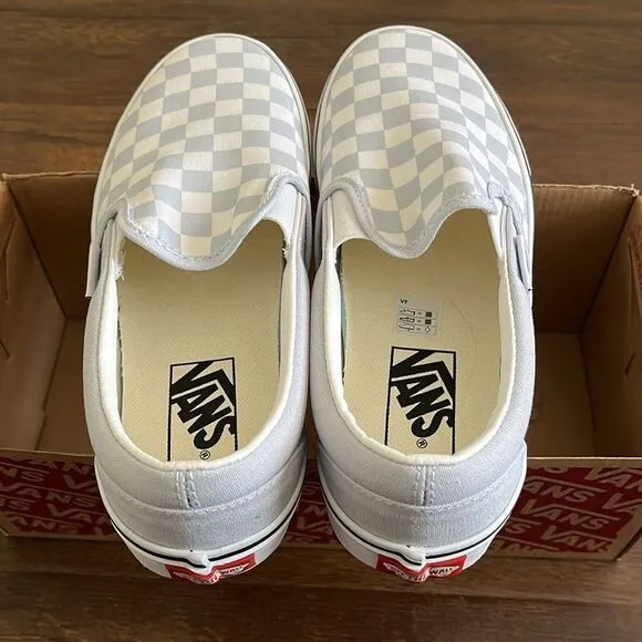 vans classic slip on color theory checkboard women size 7.5