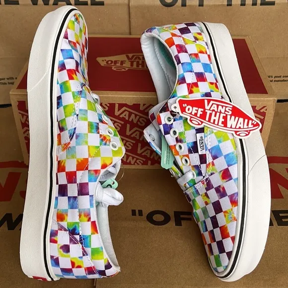 Vans Comfycush Era The-Dye Checkerboard sneakers WMNS