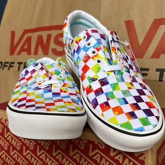 Vans Comfycush Era The-Dye Checkerboard sneakers WMNS