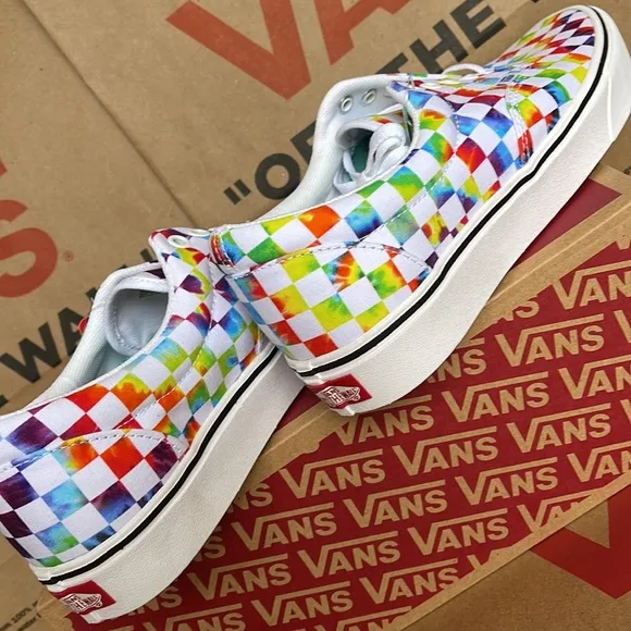 Vans Comfycush Era The-Dye Checkerboard sneakers WMNS