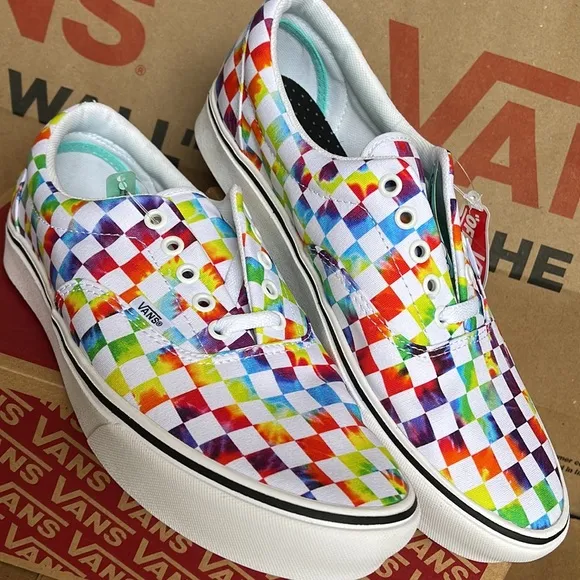 Vans Comfycush Era The-Dye Checkerboard sneakers WMNS