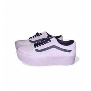 Vans Old Skool Stackform Low Unisex  Womens 9 Mens 7.5 Purple Lavender Platform