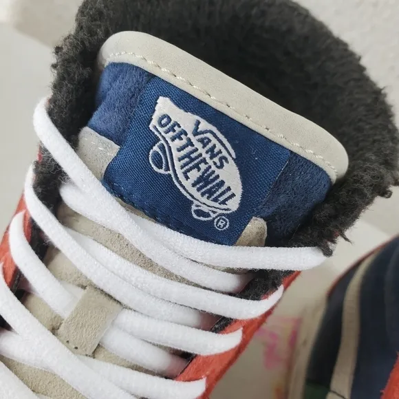 Vans SK8 Hi 46 MTE Skater Shoes Mens 8 Wmns 9.5 Blue Green Multi Scothgard Lined