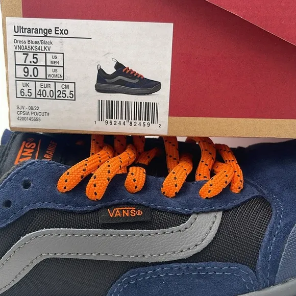 Vans WMNS Blue and Orange Sneakers Ultrarange ExoDress Blues/BlackVN0A5KS4LKV