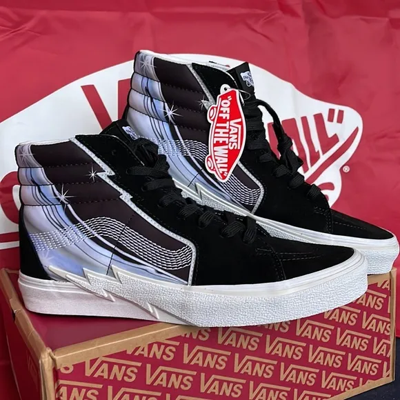 Vans WMNS Sk8-Hi Bolt Chrome Flash BlackVN0A5JIVBMA sneakers