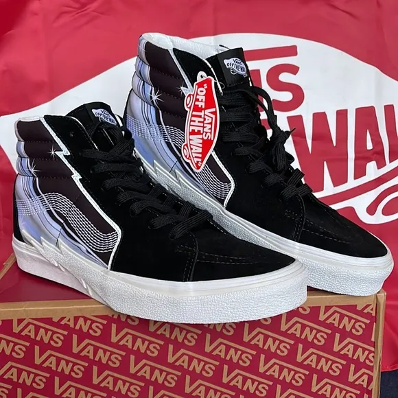 Vans WMNS Sk8-Hi Bolt Chrome Flash BlackVN0A5JIVBMA sneakers