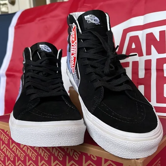 Vans WMNS Sk8-Hi Bolt Chrome Flash BlackVN0A5JIVBMA sneakers