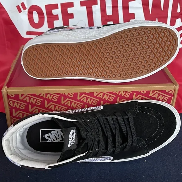 Vans WMNS Sk8-Hi Bolt Chrome Flash BlackVN0A5JIVBMA sneakers