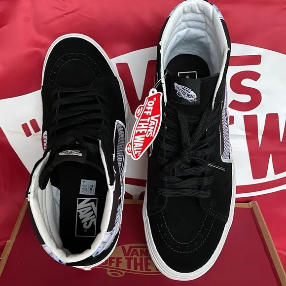 Vans WMNS Sk8-Hi Bolt Chrome Flash BlackVN0A5JIVBMA sneakers