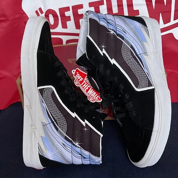 Vans WMNS Sk8-Hi Bolt Chrome Flash BlackVN0A5JIVBMA sneakers