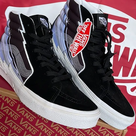 Vans WMNS Sk8-Hi Bolt Chrome Flash BlackVN0A5JIVBMA sneakers