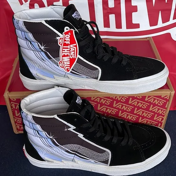Vans WMNS Sk8-Hi Bolt Chrome Flash BlackVN0A5JIVBMA sneakers