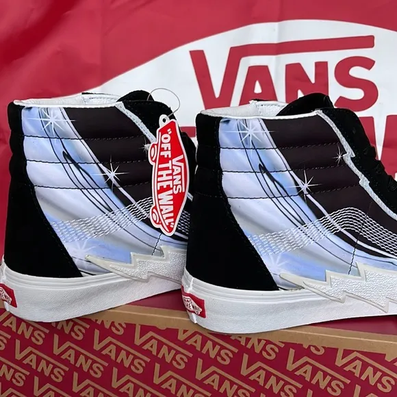 Vans WMNS Sk8-Hi Bolt Chrome Flash BlackVN0A5JIVBMA sneakers