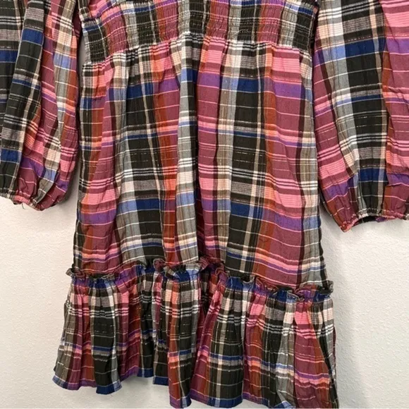 Veronica Beard Destiny Dress, Olive/ Pink size 4 NWT