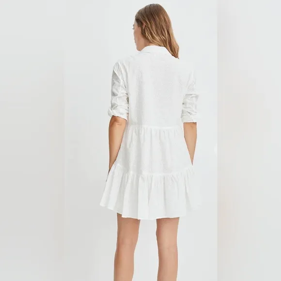 Veronica Beard off white Atari Mini Dress 00