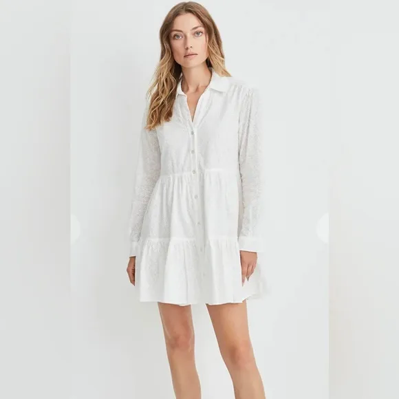Veronica Beard off white Atari Mini Dress 00
