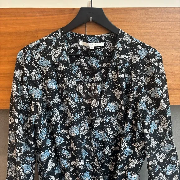 Veronica Beard Sean floral jacquard silk Mini Dress, Size 6