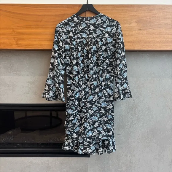 Veronica Beard Sean floral jacquard silk Mini Dress, Size 6