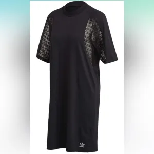 Very Condition Adidas Lace Tee Black Women's Dress