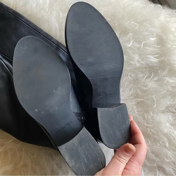 Via Spiga Leather Boots