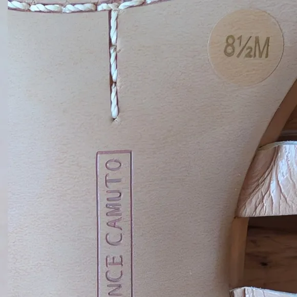 Vince Camuto Aloninna Strappy Chain Sandals | Sandstone | 8.5M | New In Box