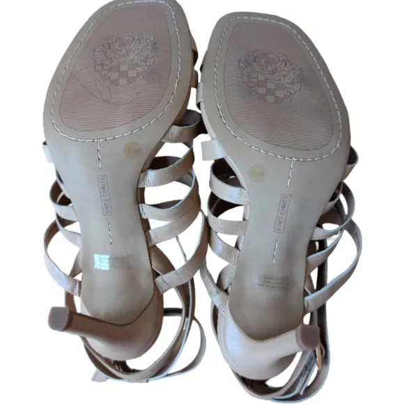Vince Camuto Aloninna Strappy Chain Sandals | Sandstone | 8.5M | New In Box