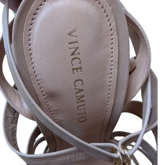Vince Camuto Aloninna Strappy Chain Sandals | Sandstone | 8.5M | New In Box