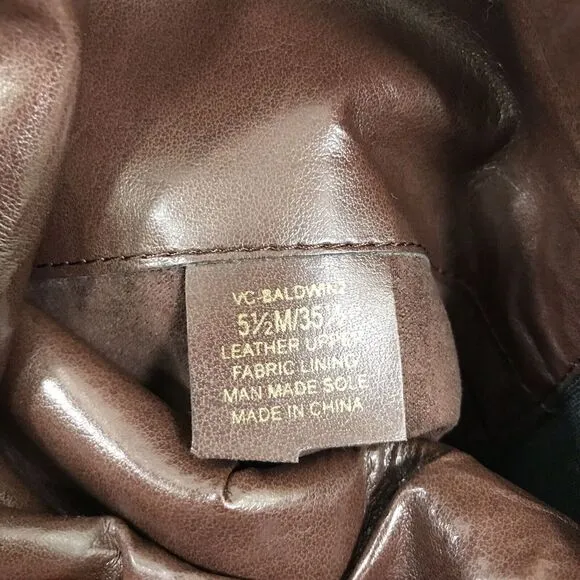 VINCE CAMUTO BALDWIN brown leather‎ over knee high boots sz 5.5 $248