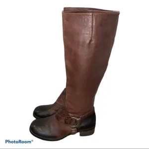 Vince Camuto Brown Shaylee Knee High Riding Boots