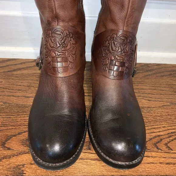 Vince Camuto Brown Shaylee Knee High Riding Boots